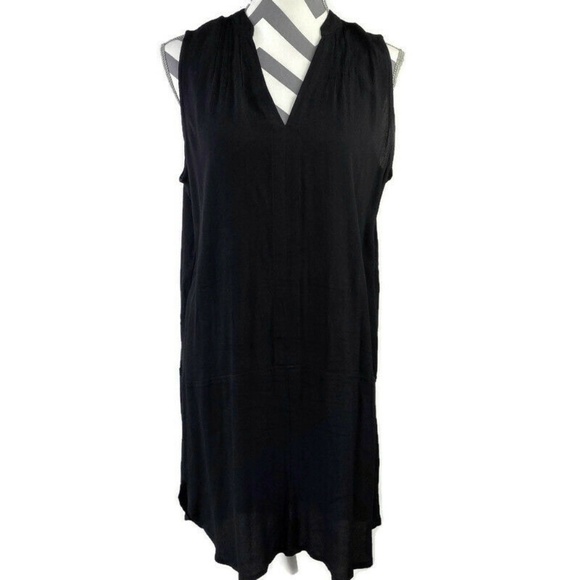 Madewell Medium V Neck Sleeveless Fairsky Shift Dress - Picture 2 of 6